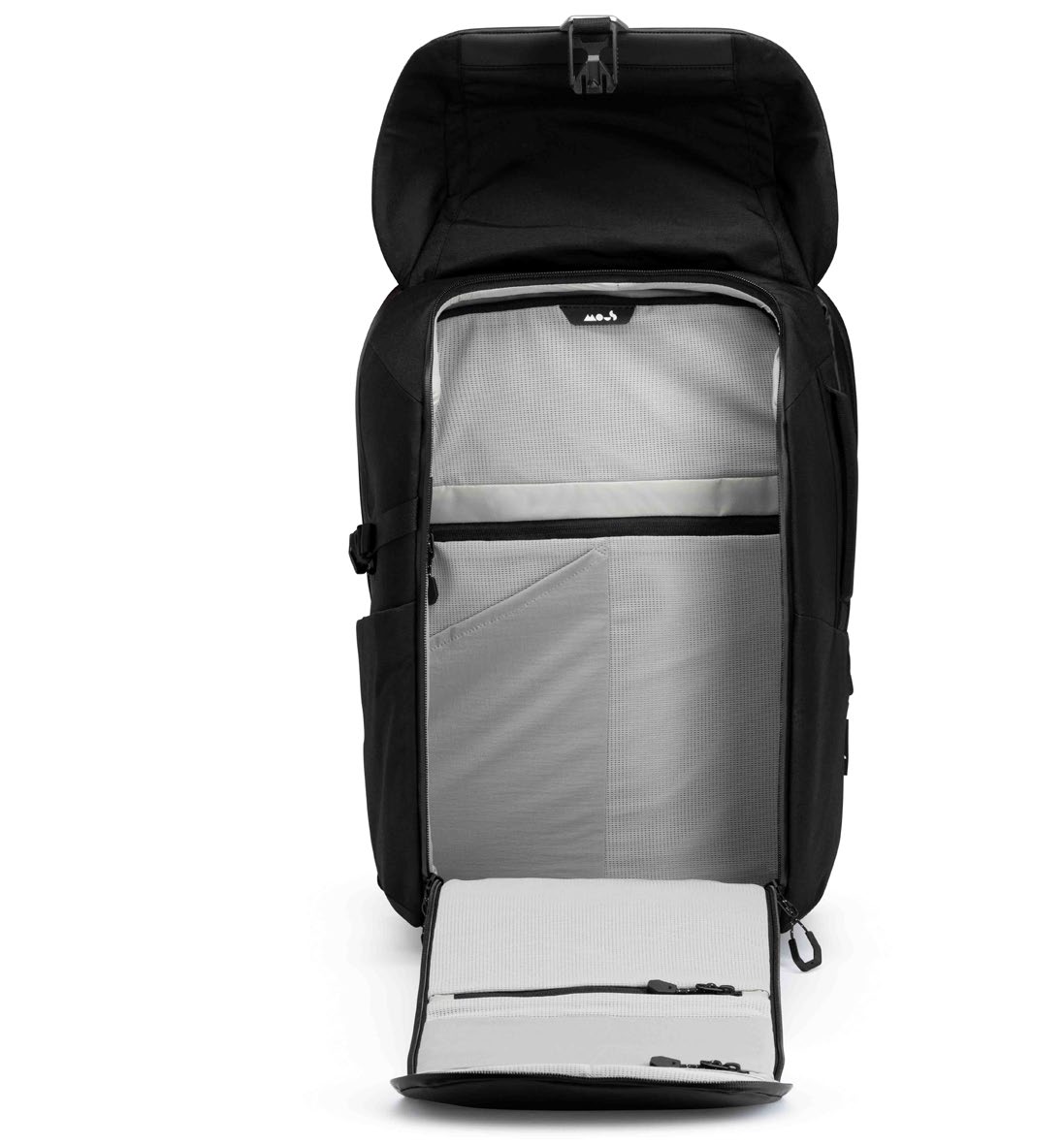 Extreme Commuter Backpack open interior view